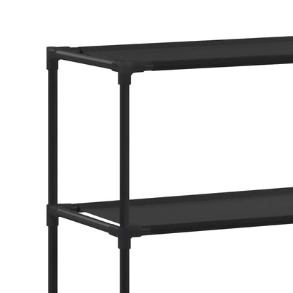 Waschmaschinenregal 3 Ablagen Schwarz 69x28x169 cm - Pazzar.ch