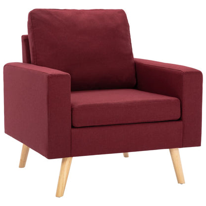 Sessel Weinrot Stoff - Pazzar.ch
