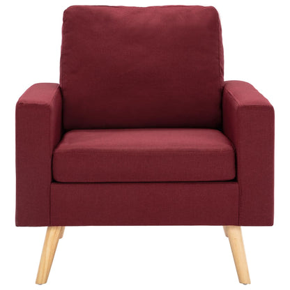 Sessel Weinrot Stoff - Pazzar.ch