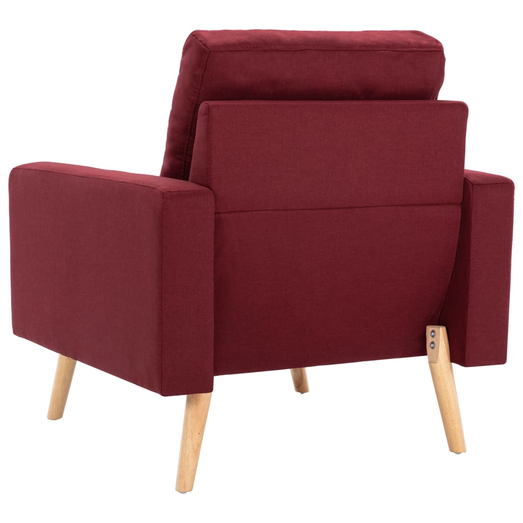 Sessel Weinrot Stoff