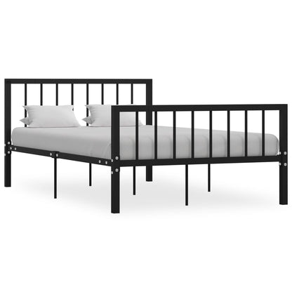 Bettgestell Schwarz Metall 120x200 cm - Pazzar.ch