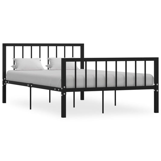 Bettgestell Schwarz Metall 120x200 cm - Pazzar.ch