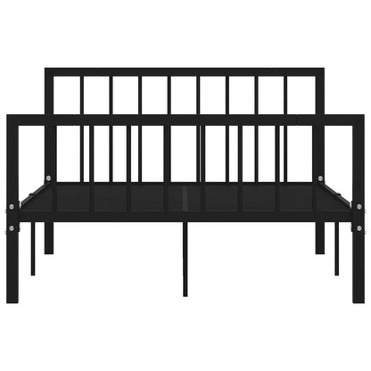 Bettgestell Schwarz Metall 120x200 cm - Pazzar.ch