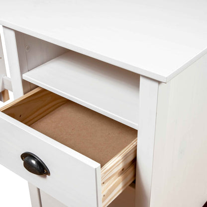 Schreibtisch Hill mit 3 Schubladen 120x50x74 cm Kiefernholz - Pazzar.ch