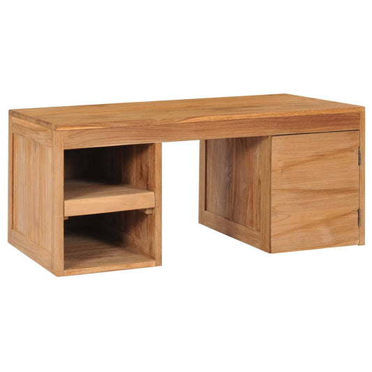 Couchtisch 90×50×40 cm Massivholz Teak - Pazzar.ch