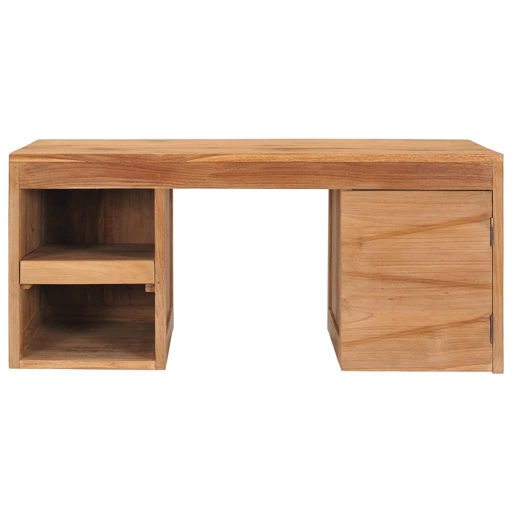 Couchtisch 90×50×40 cm Massivholz Teak - Pazzar.ch