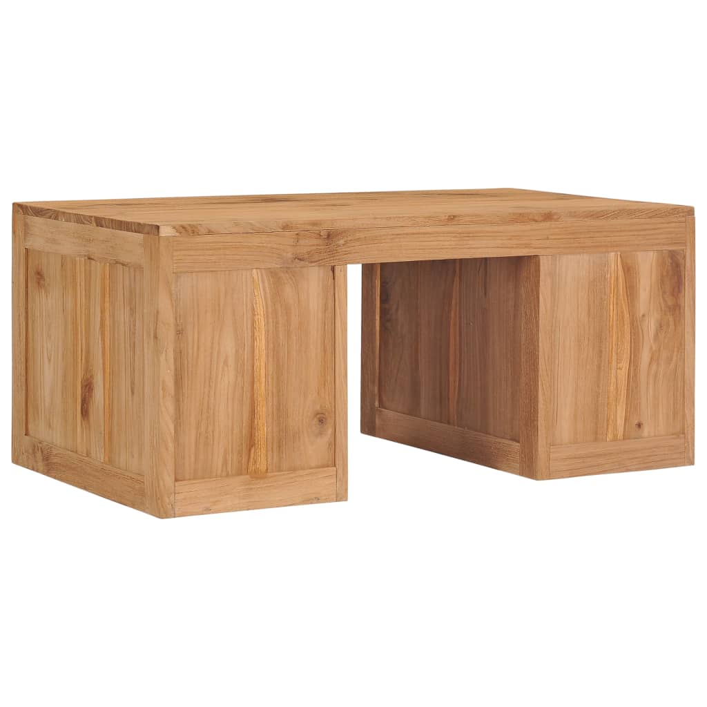 Couchtisch 90×50×40 cm Massivholz Teak - Pazzar.ch