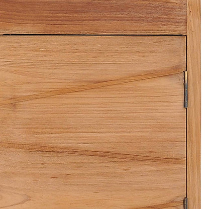 Couchtisch 90×50×40 cm Massivholz Teak - Pazzar.ch
