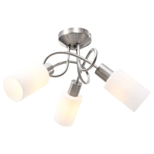Deckenleuchte mit Keramik-Lampenschirmen für 3 E14 Glühlampen - Pazzar.ch