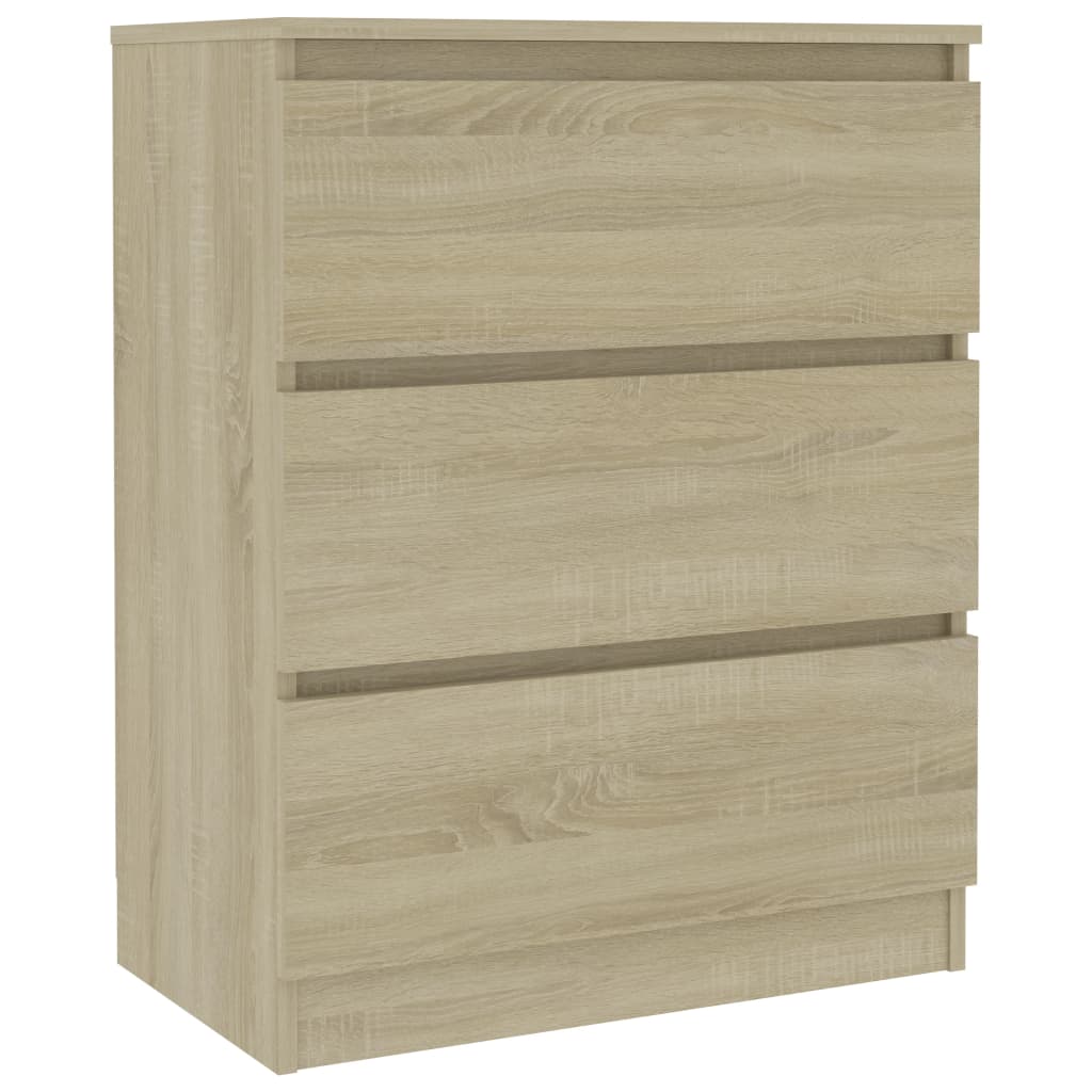Sideboard Sonoma-Eiche 60x35x76 cm Holzwerkstoff - Pazzar.ch
