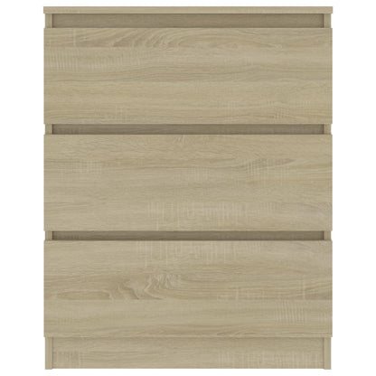 Sideboard Sonoma-Eiche 60x35x76 cm Holzwerkstoff - Pazzar.ch