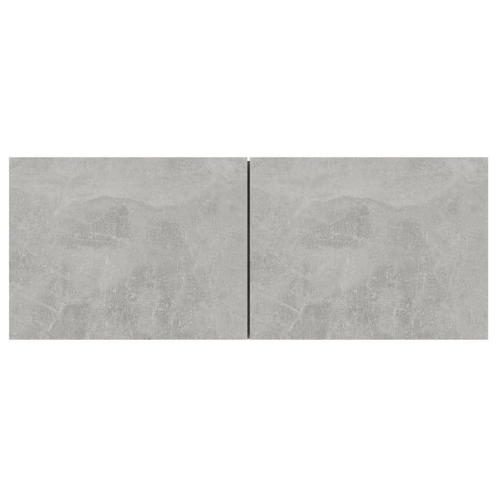 TV-Schrank Betongrau 80x30x30 cm Holzwerkstoff