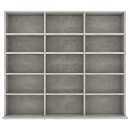 CD-Regal Betongrau 102x23x89,5 cm Holzwerkstoff - Pazzar.ch