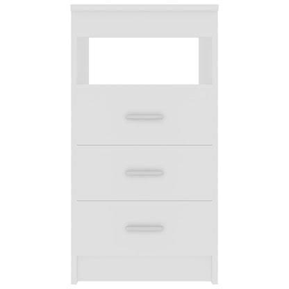 Sideboard mit Schubladen Weiß 40x50x76 cm Holzwerkstoff - Pazzar.ch