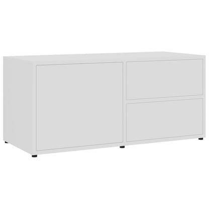 TV-Schrank Weiß 80x34x36 cm Holzwerkstoff - Pazzar.ch
