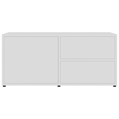 TV-Schrank Weiß 80x34x36 cm Holzwerkstoff - Pazzar.ch
