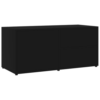 TV-Schrank Schwarz 80x34x36 cm Holzwerkstoff - Pazzar.ch