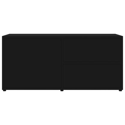 TV-Schrank Schwarz 80x34x36 cm Holzwerkstoff - Pazzar.ch