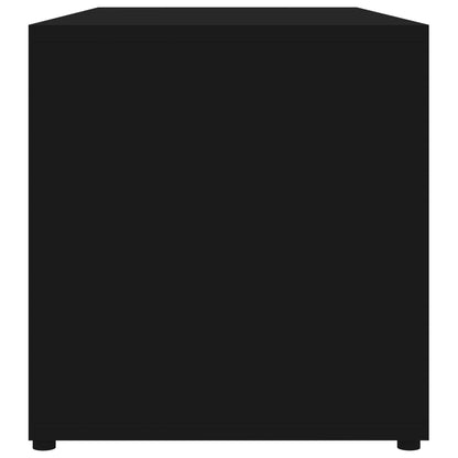 TV-Schrank Schwarz 80x34x36 cm Holzwerkstoff - Pazzar.ch