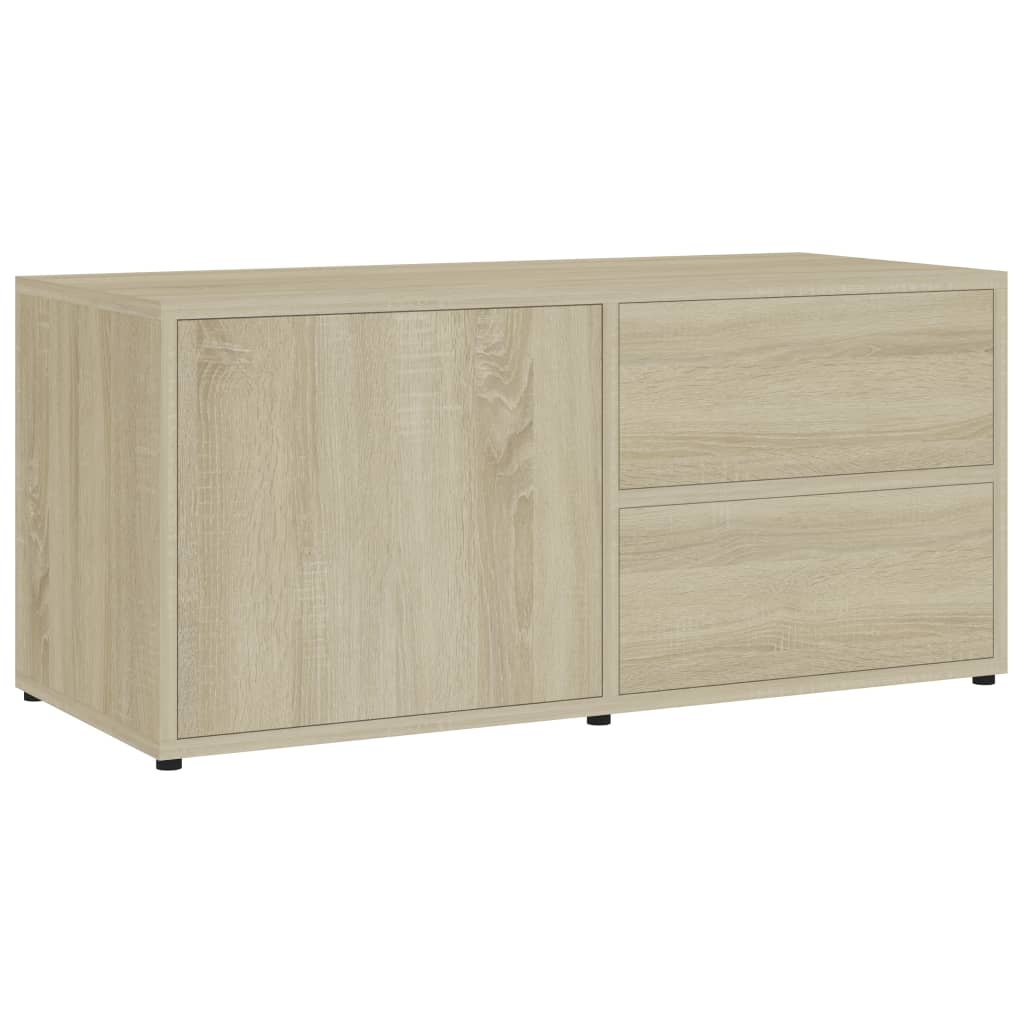 TV-Schrank Sonoma-Eiche 80x34x36 cm Holzwerkstoff - Pazzar.ch