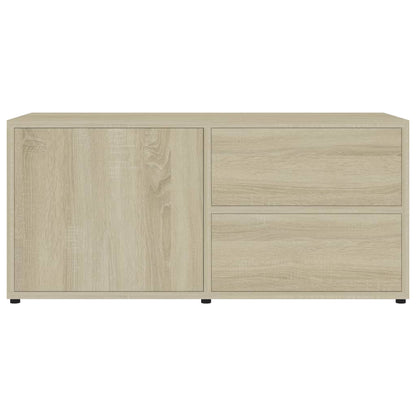 TV-Schrank Sonoma-Eiche 80x34x36 cm Holzwerkstoff - Pazzar.ch