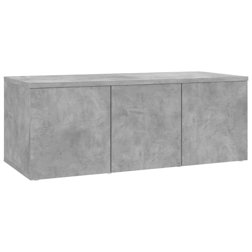 TV-Schrank Betongrau 80x34x30 cm Holzwerkstoff - Pazzar.ch