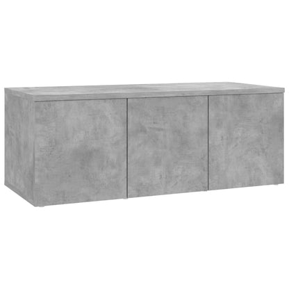 TV-Schrank Betongrau 80x34x30 cm Holzwerkstoff - Pazzar.ch