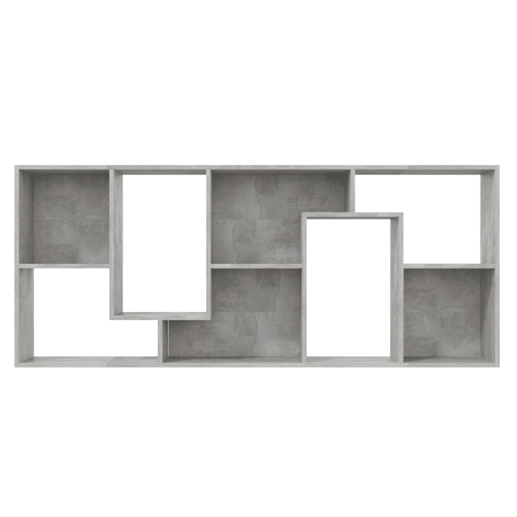 Bücherregal Betongrau 67x24x161 cm Holzwerkstoff - Pazzar.ch
