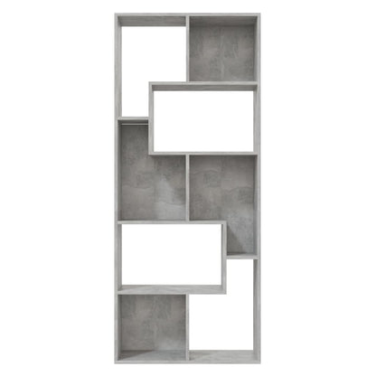 Bücherregal Betongrau 67x24x161 cm Holzwerkstoff - Pazzar.ch