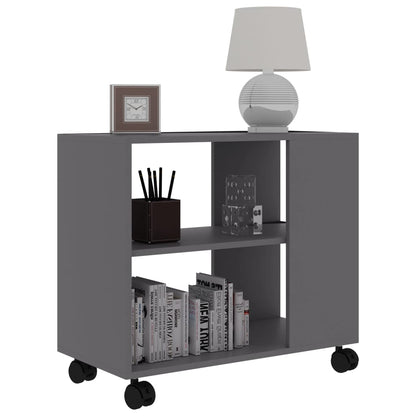 Beistelltisch Grau 70x35x55 cm Holzwerkstoff - Pazzar.ch