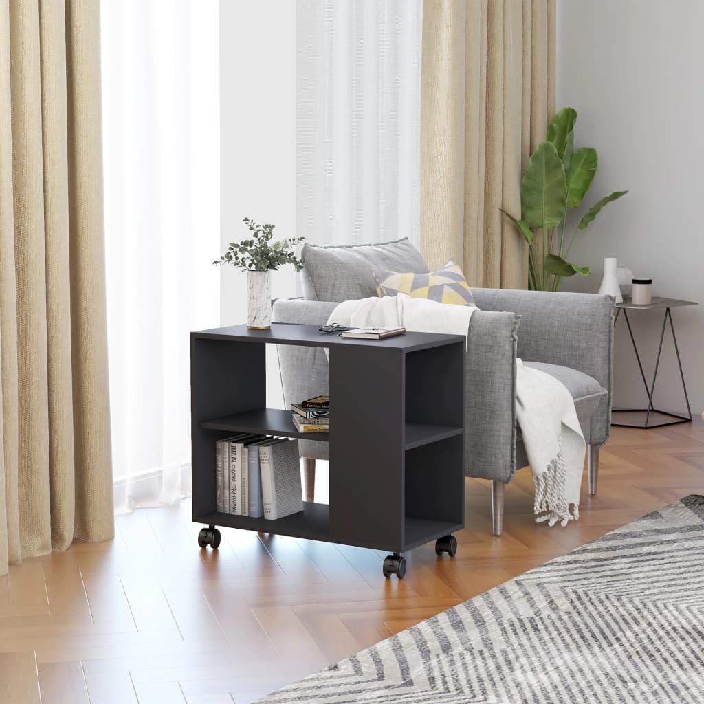 Beistelltisch Grau 70x35x55 cm Holzwerkstoff - Pazzar.ch