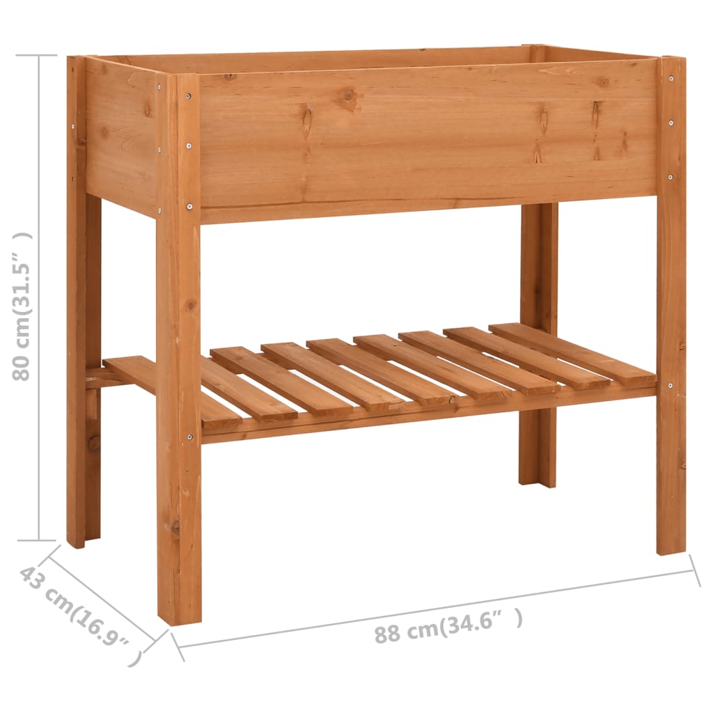 Pflanzkübel 88x43x80 cm Tannenholz - Pazzar.ch