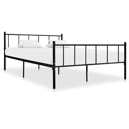 Bettgestell Schwarz Metall 180×200 cm - Pazzar.ch
