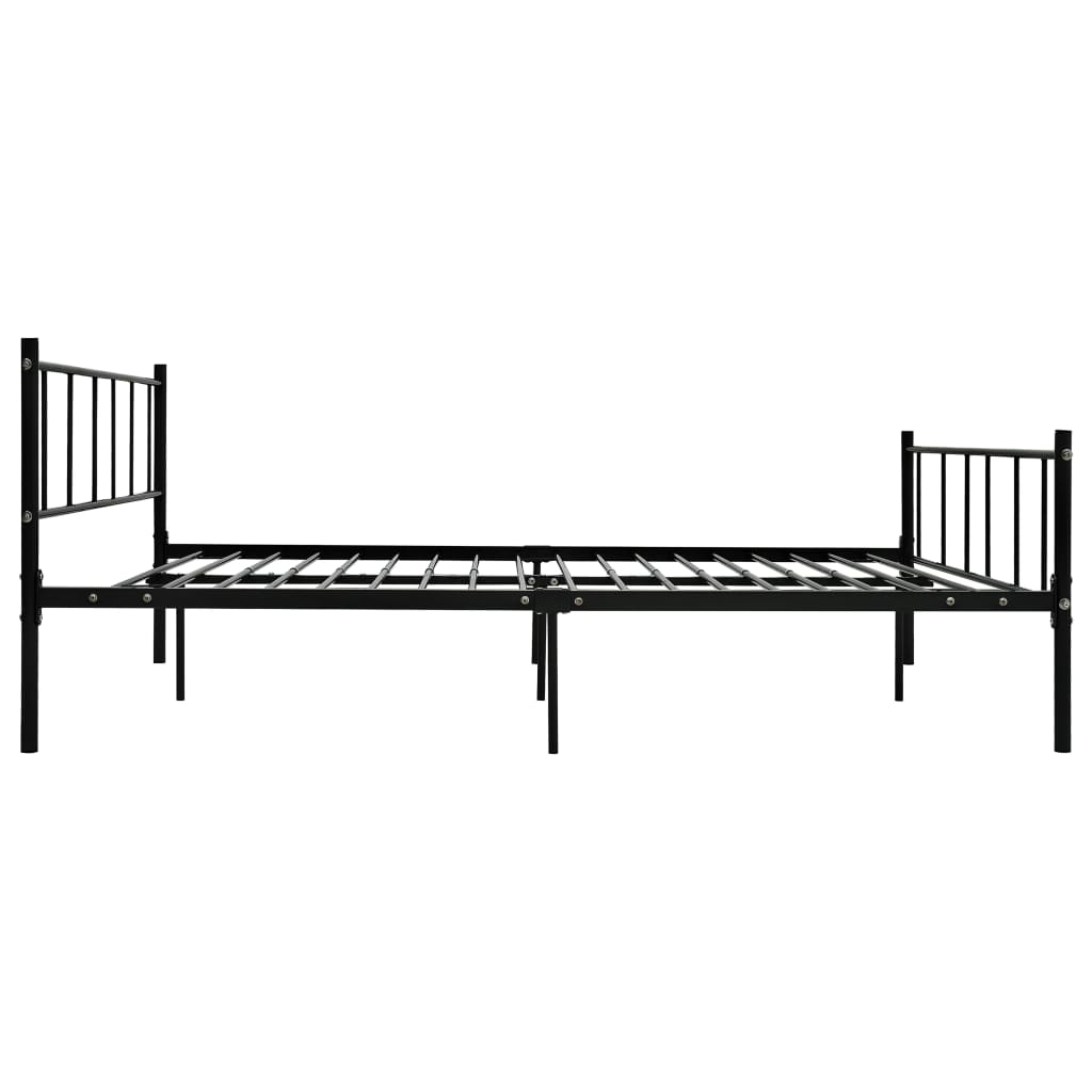 Bettgestell Schwarz Metall 180×200 cm - Pazzar.ch