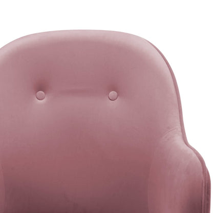 Schaukelstuhl Rosa Samt - Pazzar.ch