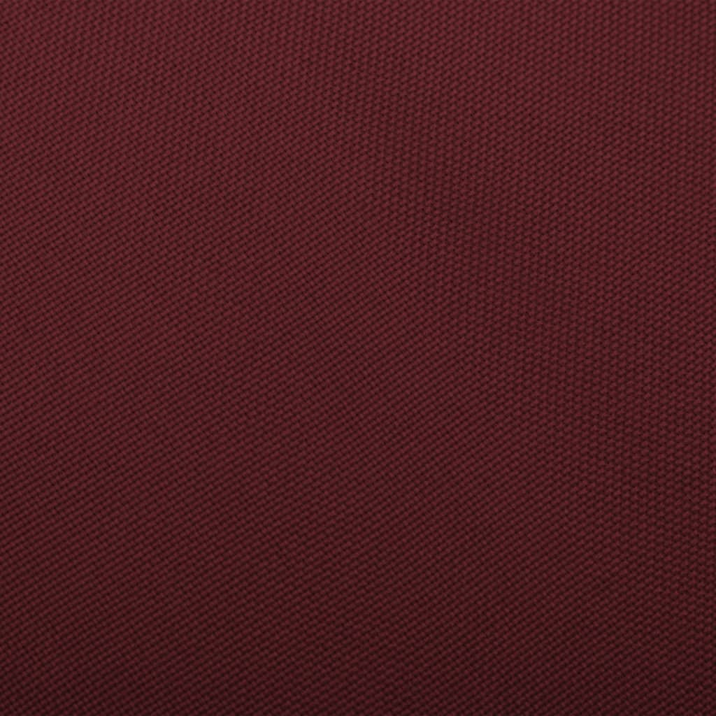 Schaukelstuhl Weinrot Stoff
