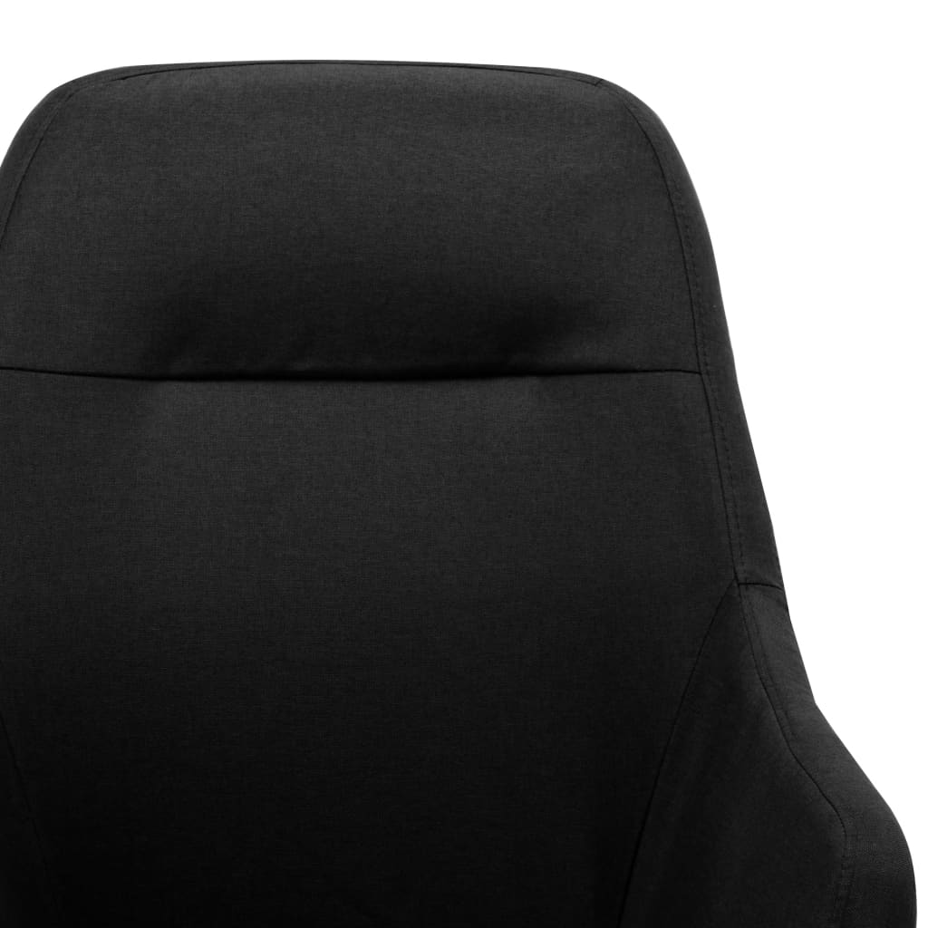 Schaukelstuhl Schwarz Stoff - Pazzar.ch