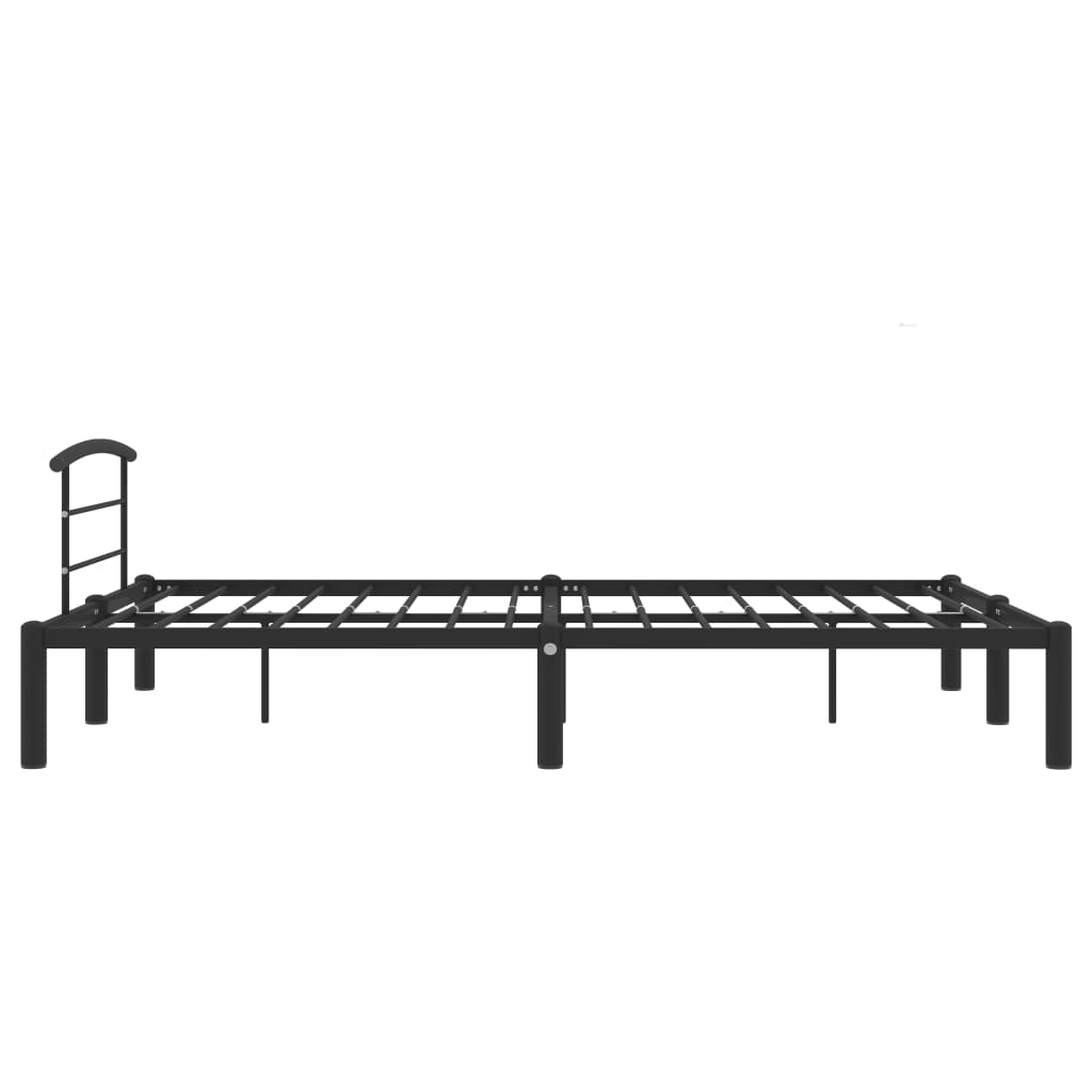 Bettgestell Schwarz Metall 120x200 cm - Pazzar.ch