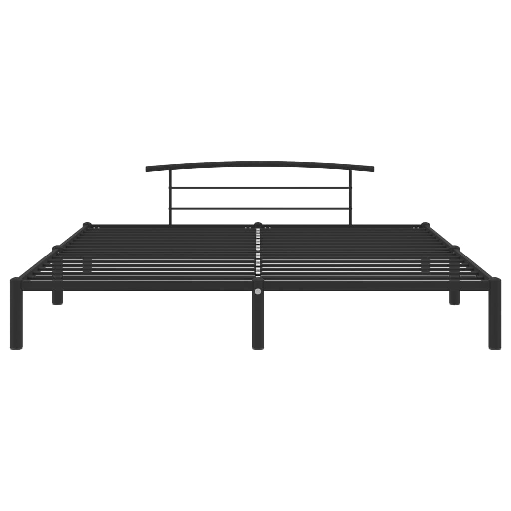 Bettgestell Schwarz Metall 180x200 cm - Pazzar.ch
