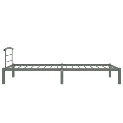 Bettgestell Grau Metall 90x200 cm - Pazzar.ch