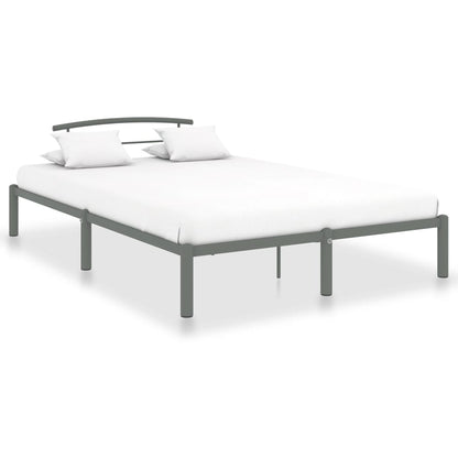 Bettgestell Grau Metall 120x200 cm - Pazzar.ch
