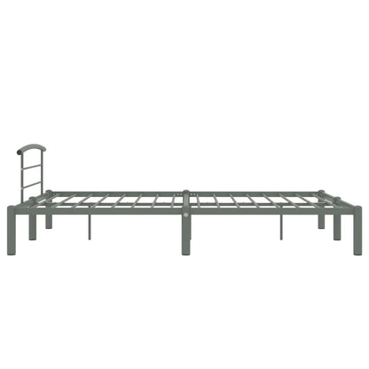 Bettgestell Grau Metall 120x200 cm - Pazzar.ch