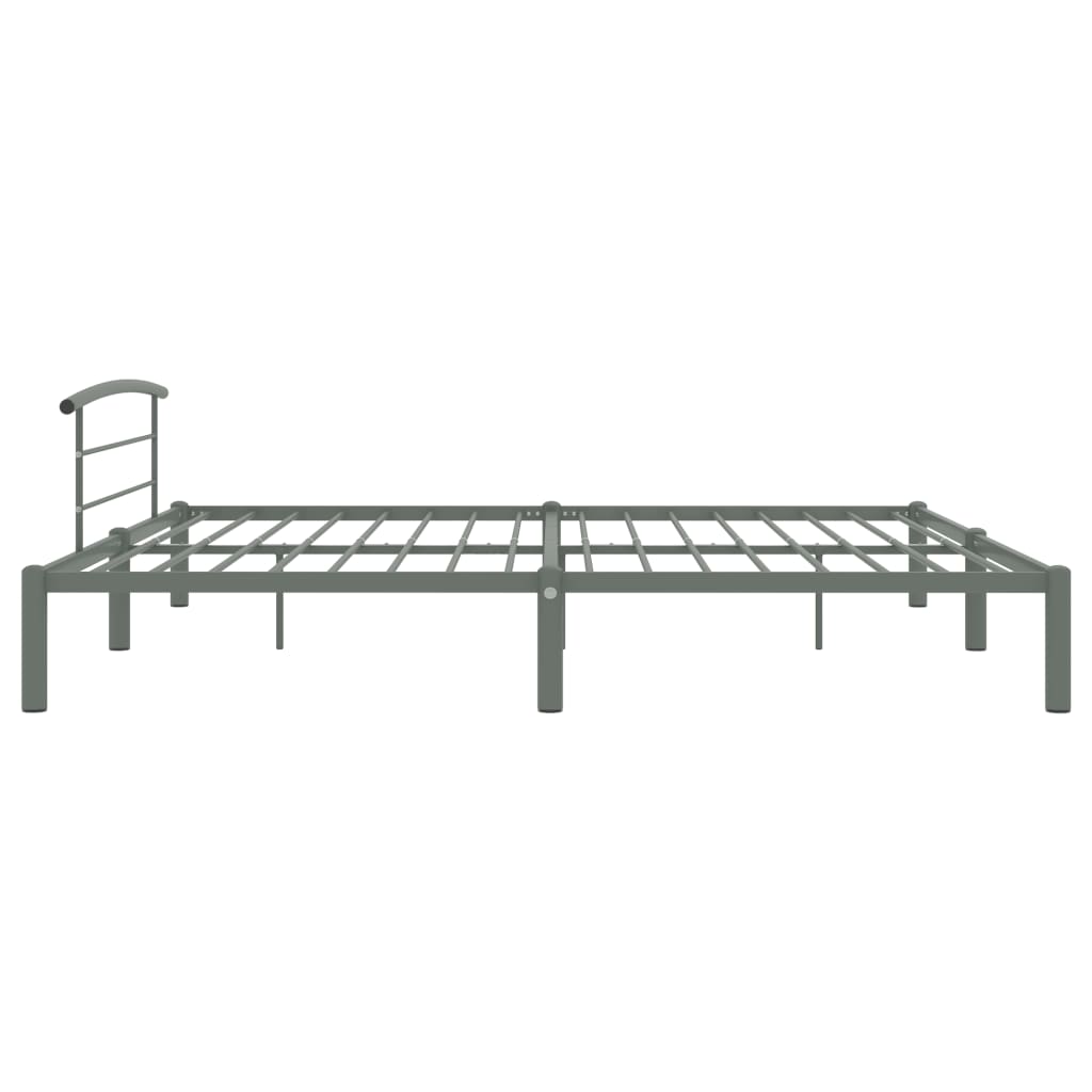 Bettgestell Grau Metall 180x200 cm - Pazzar.ch