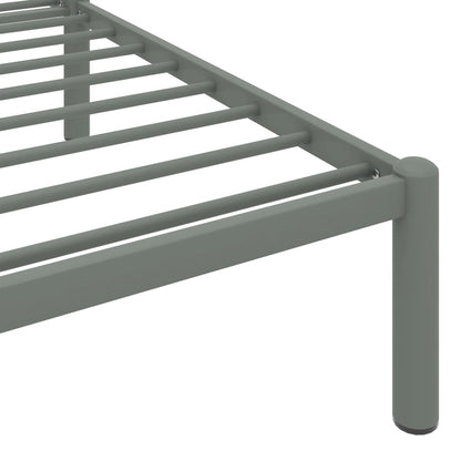 Bettgestell Grau Metall 180x200 cm - Pazzar.ch