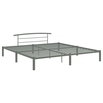 Bettgestell Grau Metall 200x200 cm - Pazzar.ch