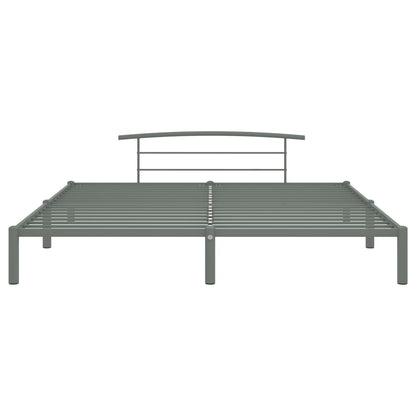 Bettgestell Grau Metall 200x200 cm - Pazzar.ch