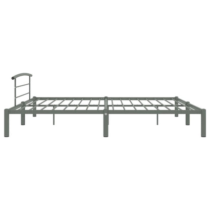 Bettgestell Grau Metall 200x200 cm - Pazzar.ch