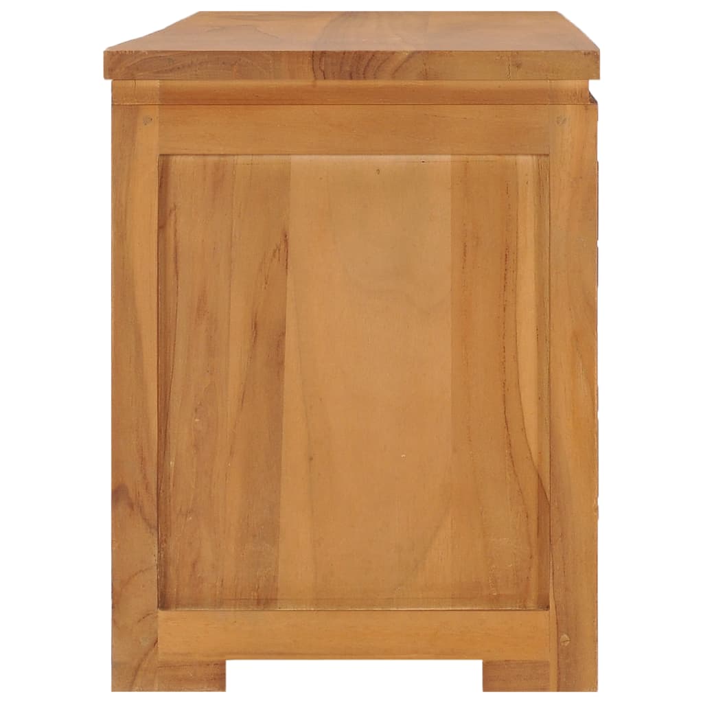 TV-Schrank 110 x 30 x 40 cm Teak Massivholz - Pazzar.ch