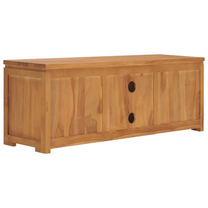 TV-Schrank 110 x 30 x 40 cm Teak Massivholz - Pazzar.ch