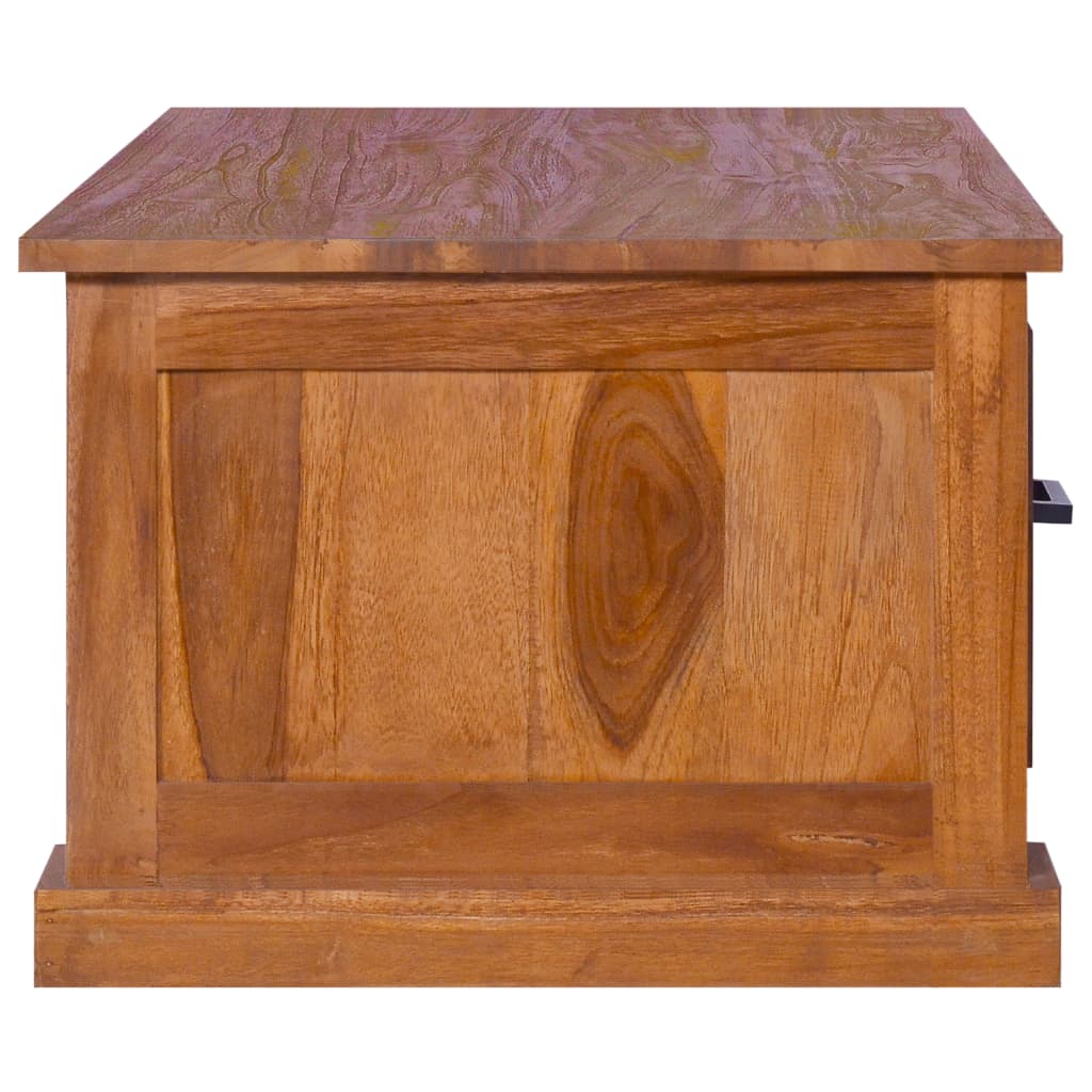 TV-Schrank 90x50x37 cm Massivholz Teak - Pazzar.ch